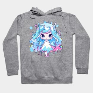 Chibi style Slime Queen Creature Hoodie